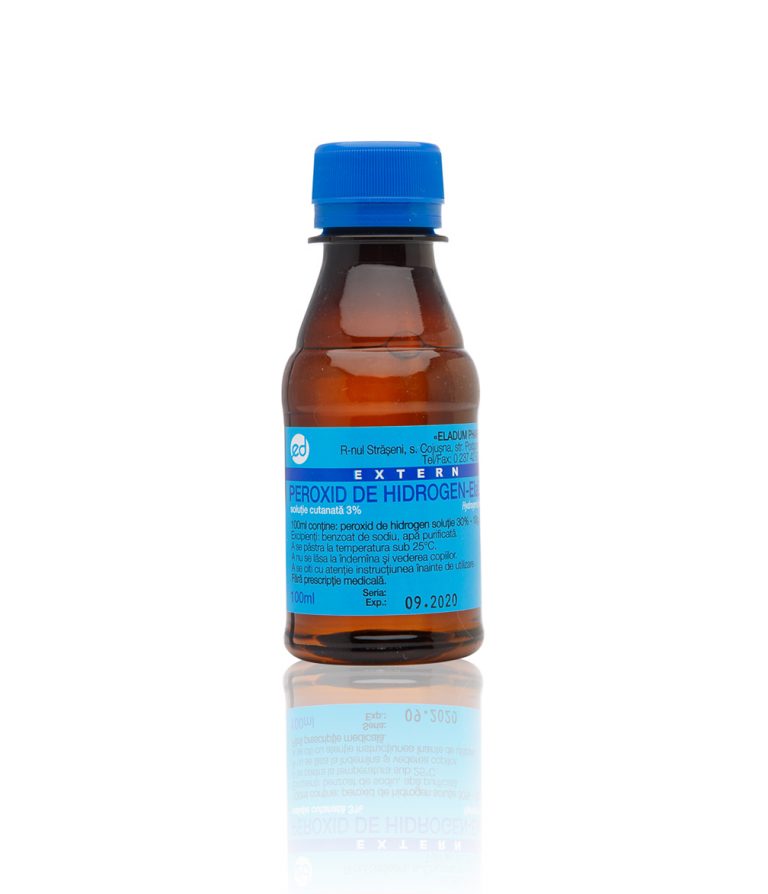 Hydrogen Peroxide Eladum Solution 30mgml 100 Ml Eladum Pharma