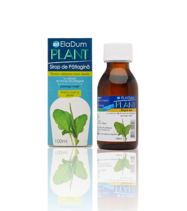 Eladum Plant Plantain Syrup 100 Ml Eladum Pharma